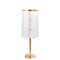 Colonne Florale Cristal & Or - 85 cm