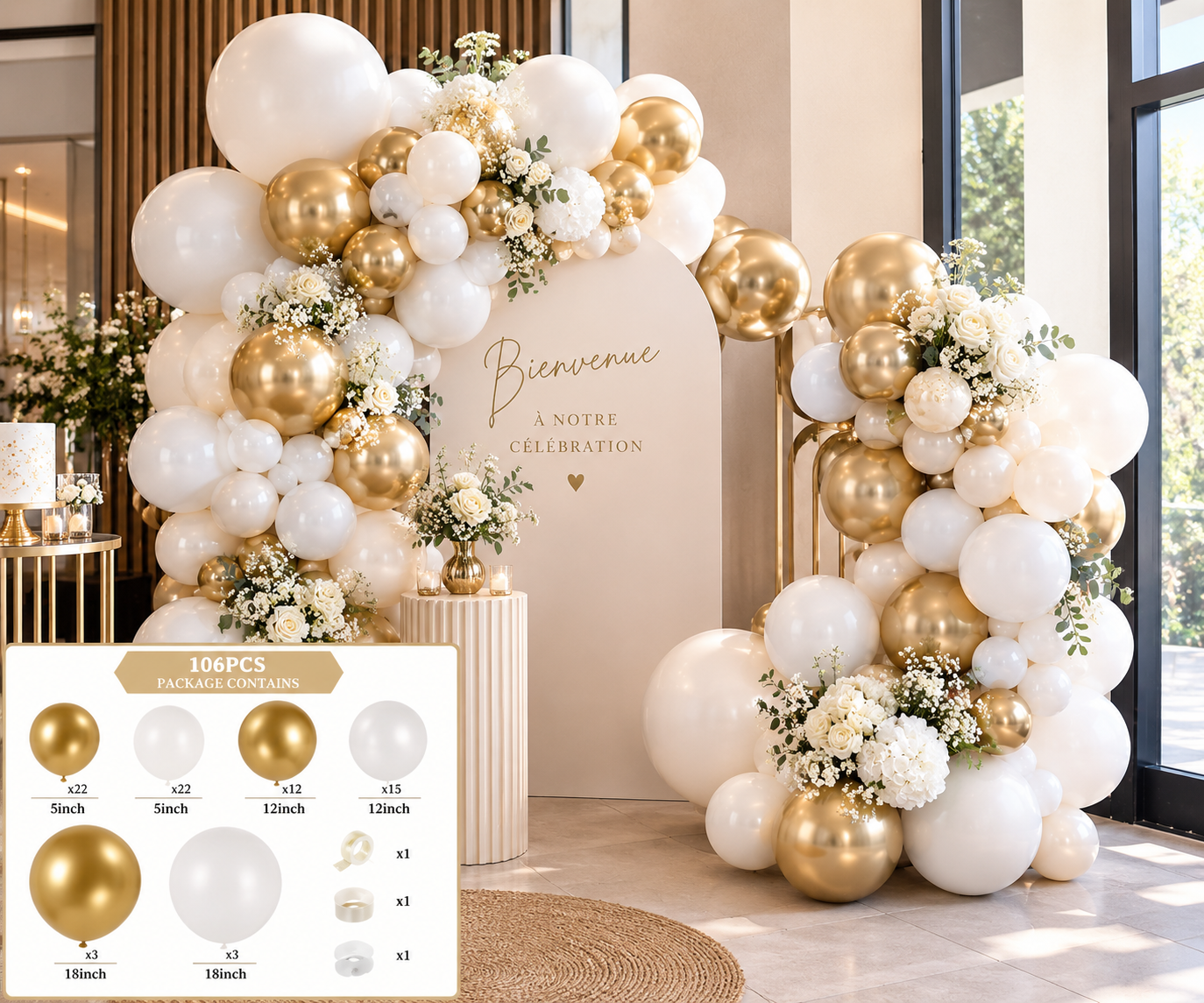 Kit arche de ballons - Décoration événement